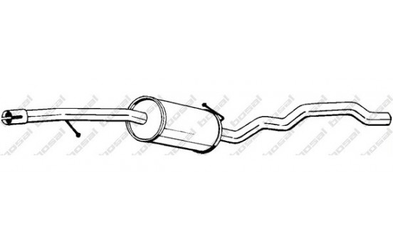 Middle silencer 289-297 Bosal