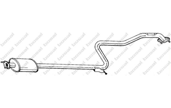 Middle Silencer 290-109 Bosal