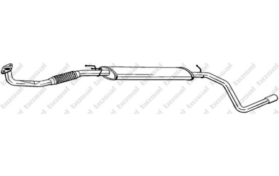 Middle Silencer 290-305 Bosal
