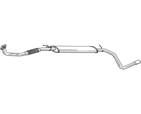 Middle Silencer 290-305 Bosal, Image 2