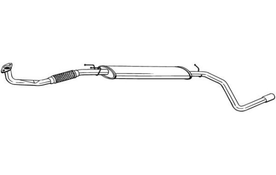 Middle Silencer 290-305 Bosal, Image 2