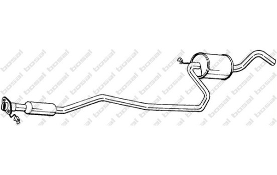 Middle Silencer 290-793 Bosal