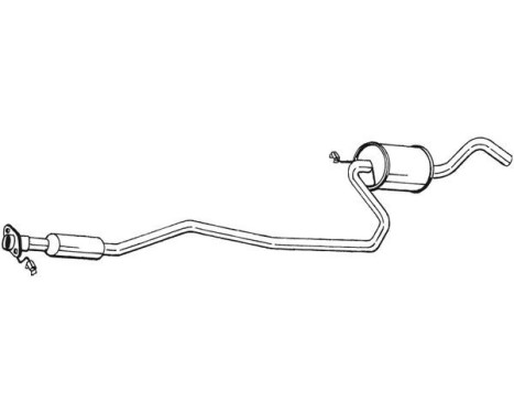 Middle Silencer 290-793 Bosal, Image 2