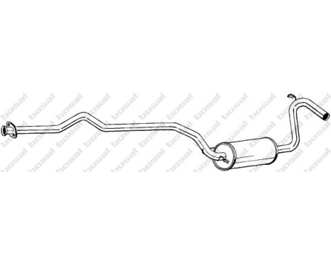 Middle Silencer 290-877 Bosal, Image 2