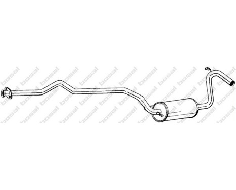 Middle Silencer 290-877 Bosal