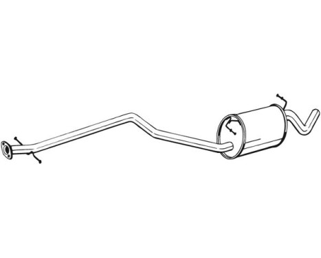 Middle Silencer 291-011 Bosal