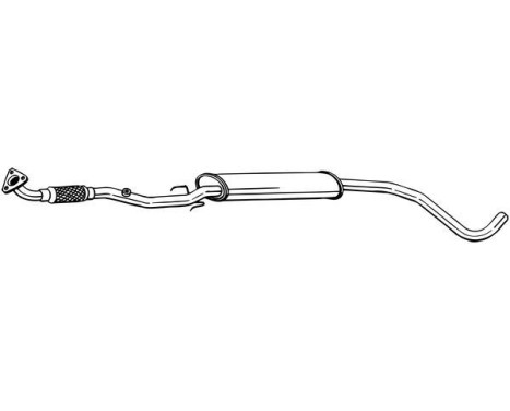 Middle Silencer 291-149 Bosal