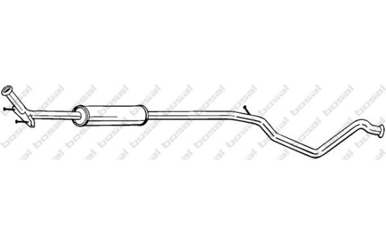Middle Silencer 291-509 Bosal