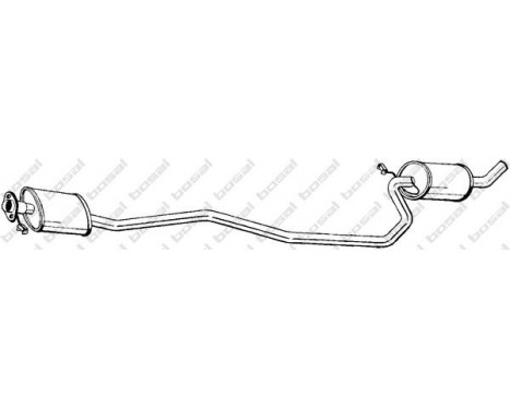 Middle Silencer 291-651 Bosal, Image 2