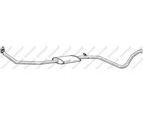 Middle Silencer 291-891 Bosal