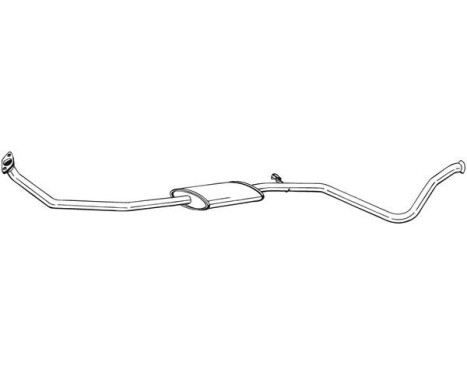 Middle Silencer 291-891 Bosal, Image 2