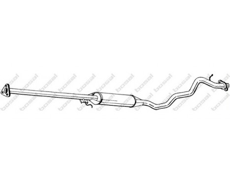 Middle Silencer 292-197 Bosal