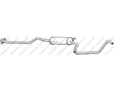 Middle Silencer 292-997 Bosal, Image 2