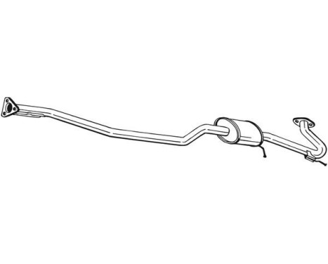 Middle Silencer 293-129 Bosal, Image 2