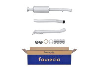 Middle silencer - Easy2Fit Kit - Set with mounting parts