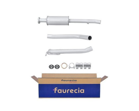 Middle silencer - Easy2Fit Kit - Set with mounting parts