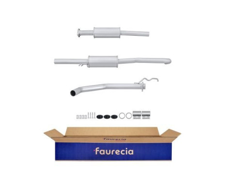 Middle silencer - Easy2Fit Kit - Set with mounting parts