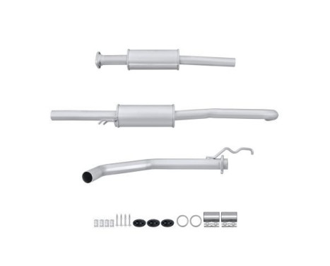 Middle silencer - Easy2Fit Kit - Set with mounting parts, Image 2