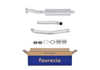 Middle silencer - Easy2Fit Kit - Set with mounting parts