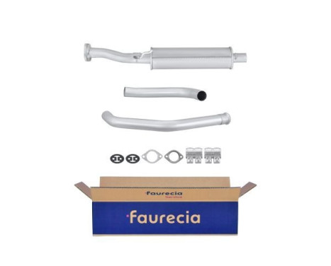 Middle silencer - Easy2Fit Kit - Set with mounting parts