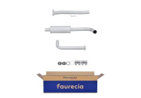 Middle silencer - Easy2Fit Kit - Set with mounting parts