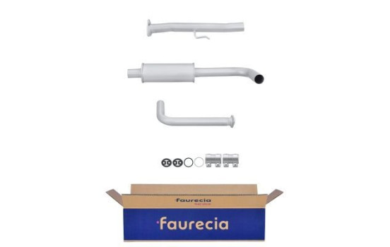 Middle silencer - Easy2Fit Kit - Set with mounting parts