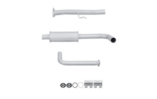Middle silencer - Easy2Fit Kit - Set with mounting parts, Image 2