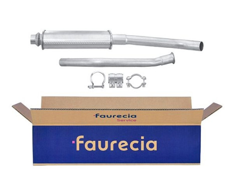 Middle silencer - Easy2Fit Kit - Set with mounting parts