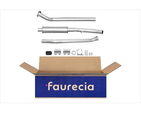 Middle silencer - Easy2Fit Kit - Set with mounting parts