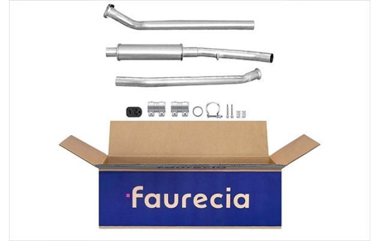Middle silencer - Easy2Fit Kit - Set with mounting parts