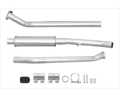 Middle silencer - Easy2Fit Kit - Set with mounting parts, Image 2