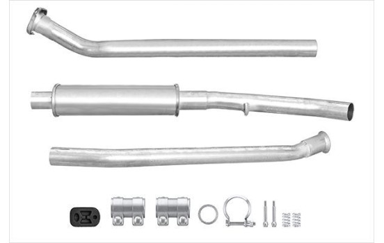 Middle silencer - Easy2Fit Kit - Set with mounting parts, Image 2