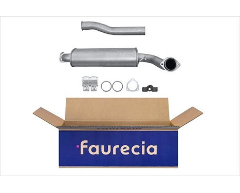 Middle silencer - Easy2Fit Kit - Set with mounting parts