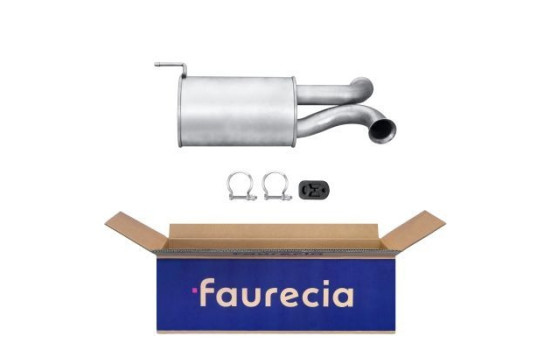 Middle silencer - Easy2Fit Kit - Set with mounting parts
