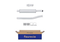 Middle silencer - Easy2Fit Kit - Set with mounting parts