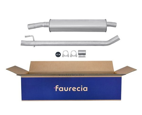 Middle silencer - Easy2Fit Kit - Set with mounting parts