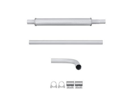 Middle silencer - Easy2Fit Kit - Set with mounting parts, Image 2