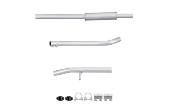 Middle silencer - Easy2Fit Kit - Set with mounting parts, Image 2