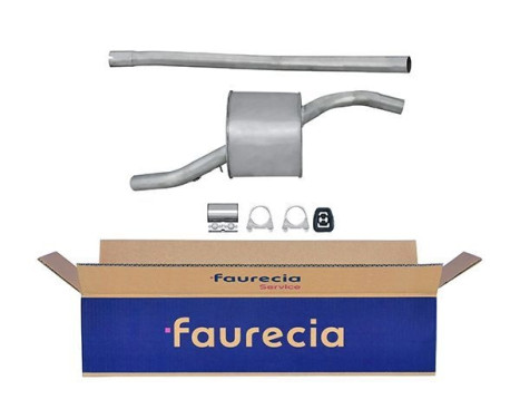 Middle silencer - Easy2Fit Kit - Set with mounting parts