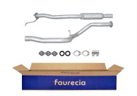 Middle silencer - Easy2Fit Kit - Set with mounting parts