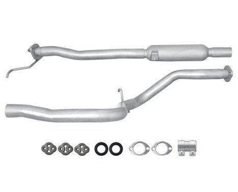 Middle silencer - Easy2Fit Kit - Set with mounting parts, Image 2
