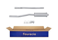 Middle silencer - Easy2Fit Kit - Set with mounting parts