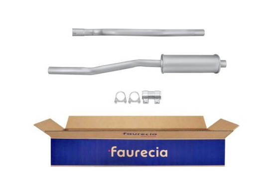 Middle silencer - Easy2Fit Kit - Set with mounting parts