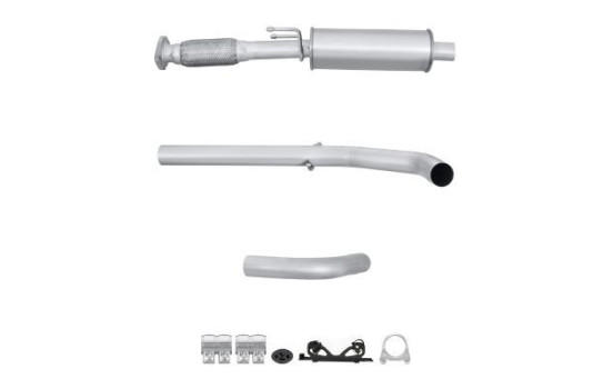 Middle silencer - Easy2Fit Kit - Set with mounting parts, Image 2