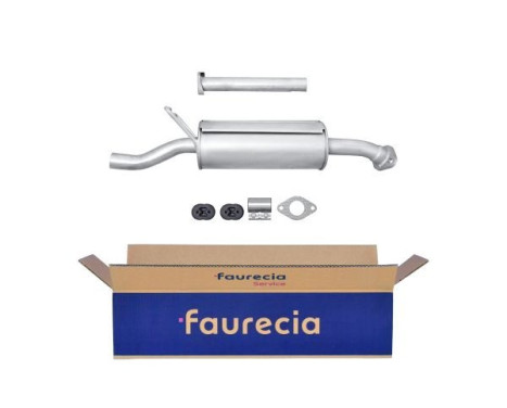 Middle silencer - Easy2Fit Kit - Set with mounting parts