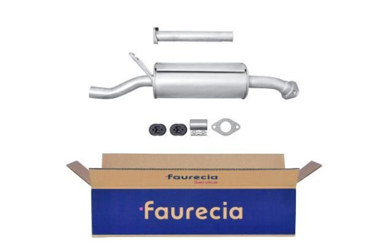 Middle silencer - Easy2Fit Kit - Set with mounting parts