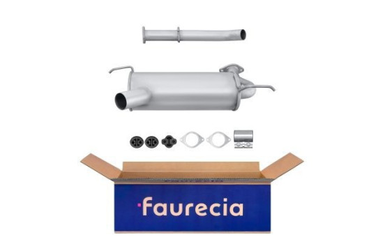 Middle silencer - Easy2Fit Kit - Set with mounting parts