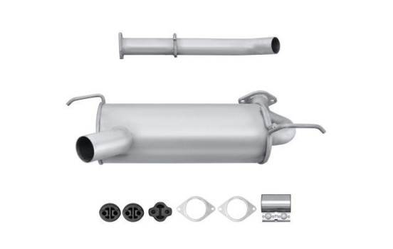 Middle silencer - Easy2Fit Kit - Set with mounting parts, Image 2