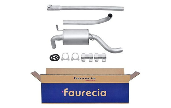 Middle silencer - Easy2Fit Kit - Set with mounting parts