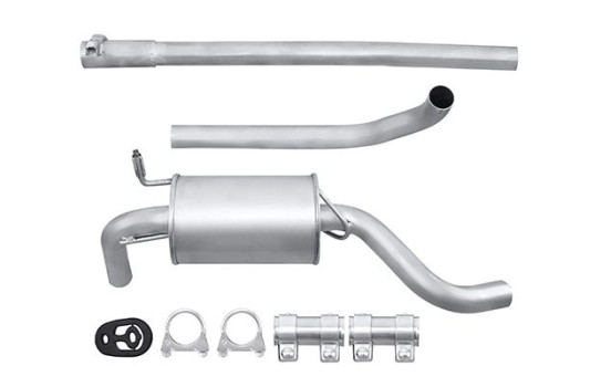 Middle silencer - Easy2Fit Kit - Set with mounting parts, Image 2